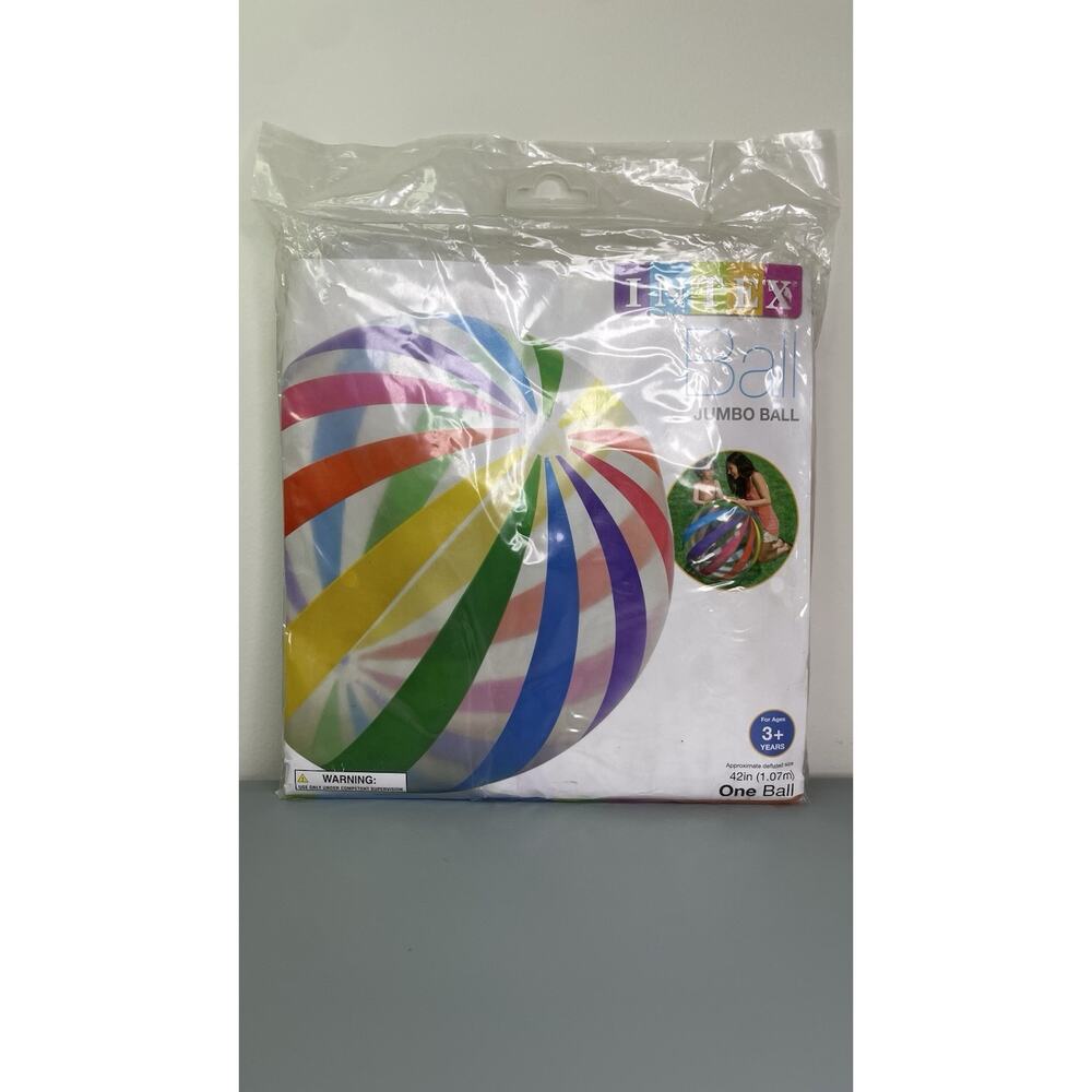 NEW Intex Jumbo 42" Beach Pool Ball Sealed Original Packaging 2016 Gradution